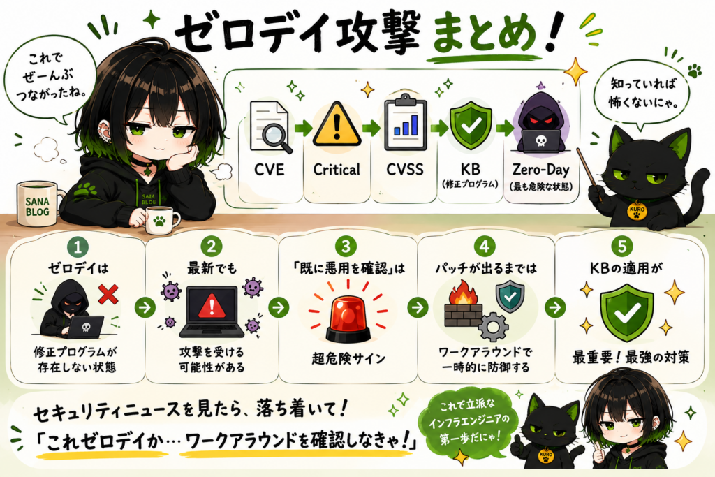 サナとクロの締め画像