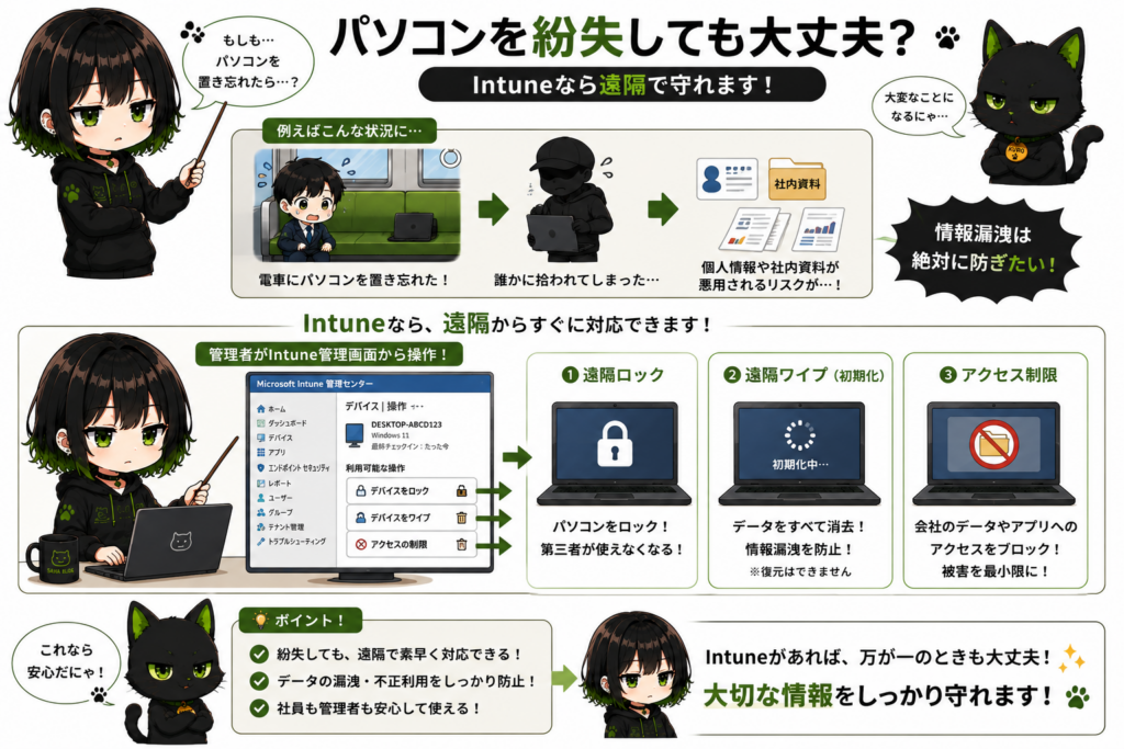 サナが遠隔ロックを実行している画像