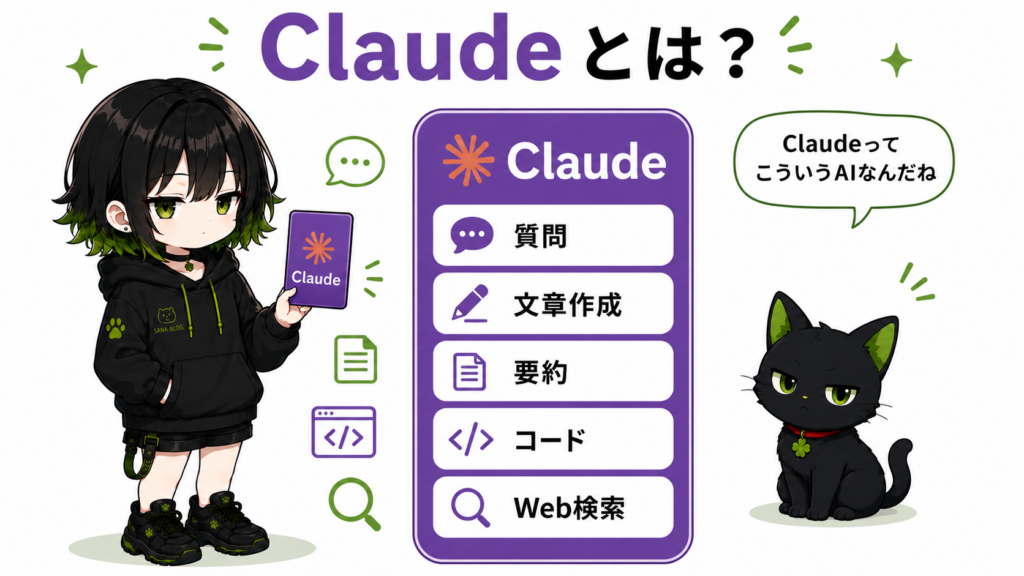 サナがClaudeのカードを持っている