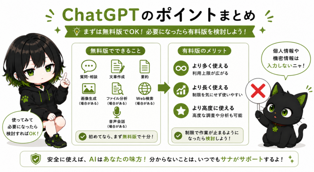 サナとクロの締め画像