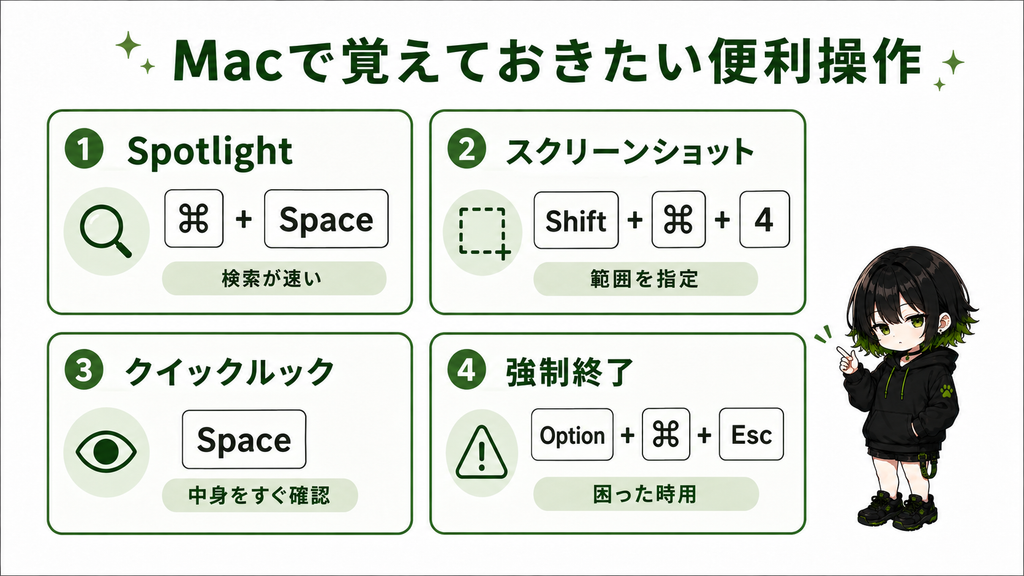 Macで覚えておきたい便利操作