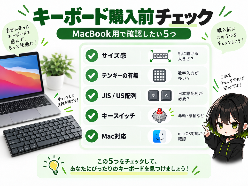 キーボード購入前チェック