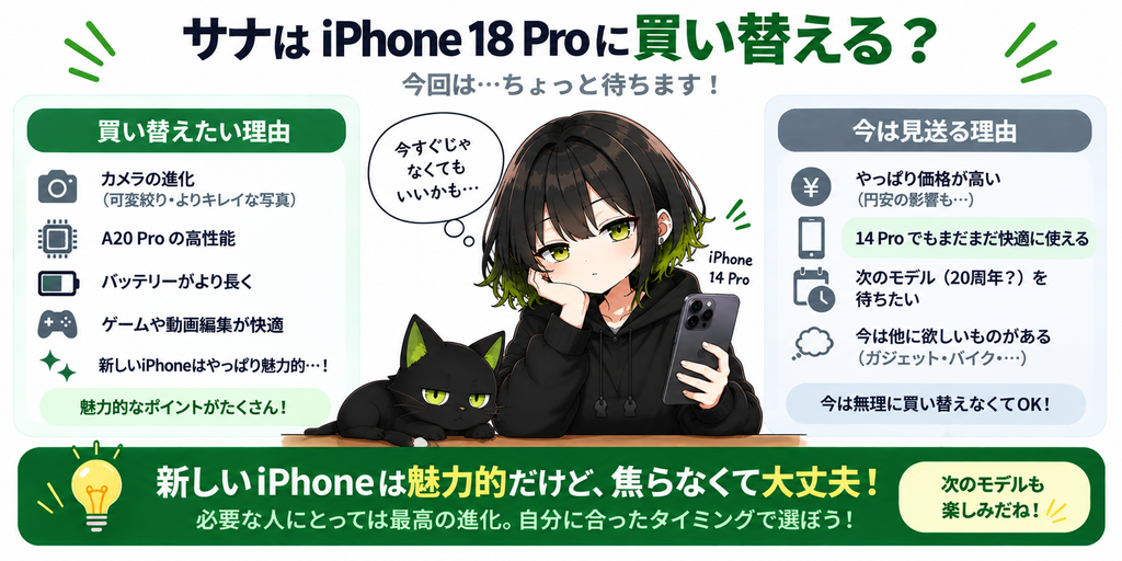 サナは今回はステイ