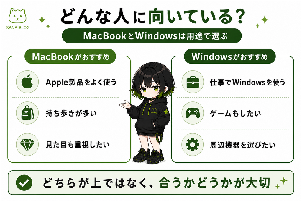 MacBookとWindowsどっち？